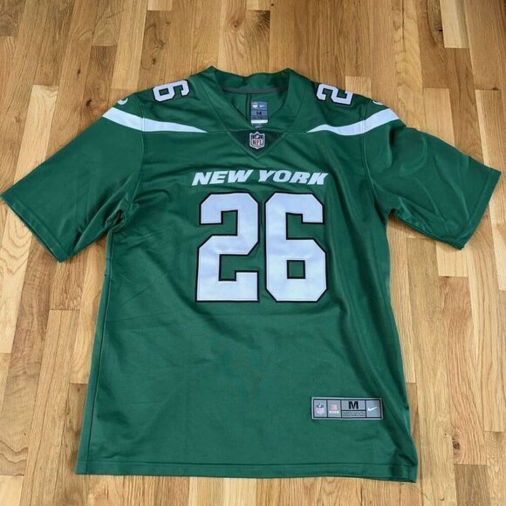 Nike On Field New York‎ Jets LeVeon Bell 26 Green Jersey Medium M